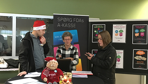 FOA Århus træffetid på SOSU Østjylland